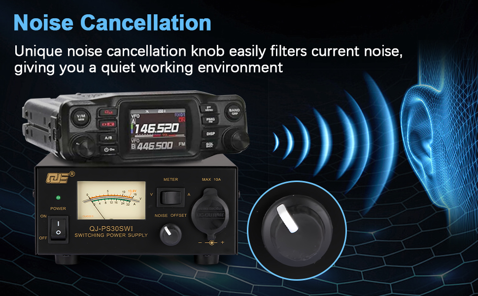 Bench power supply noise cancell