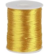 BEL AVENIR Satin Nylon Cord, 2mm 50 Yards Trim Cord for Bracelets Necklace, Beading, Jewelry Maki...