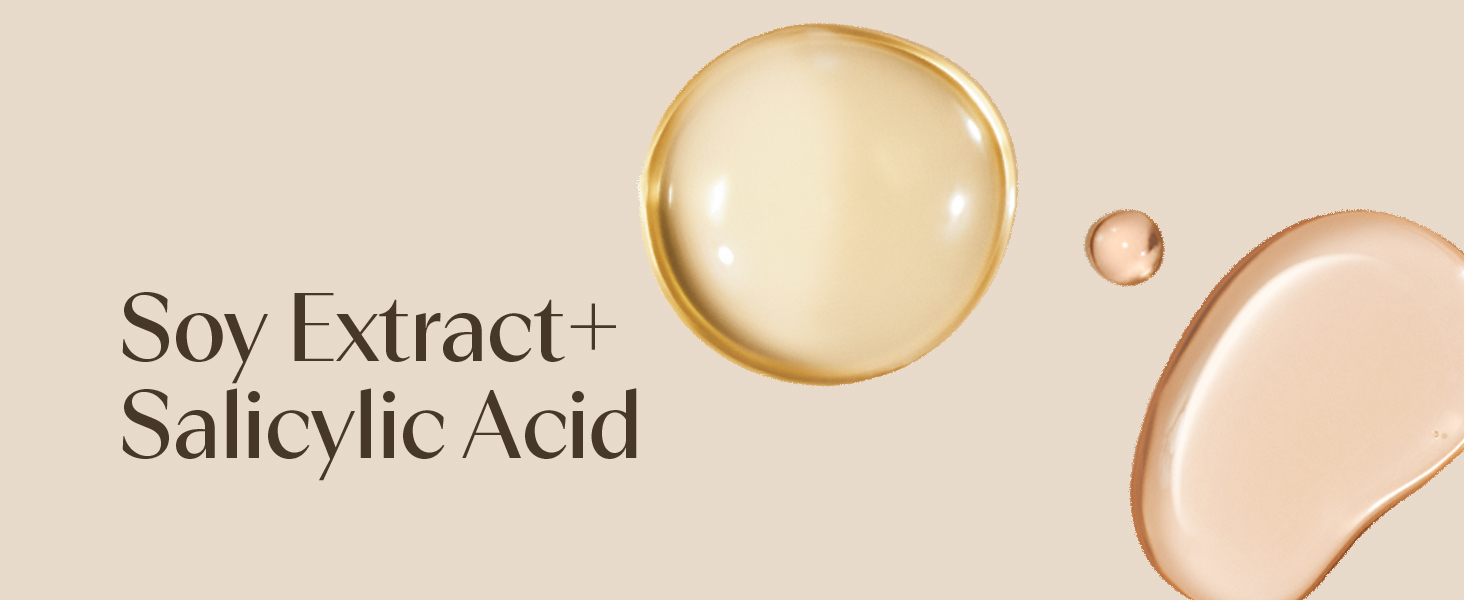 soy extract and salicylic acid face scrub