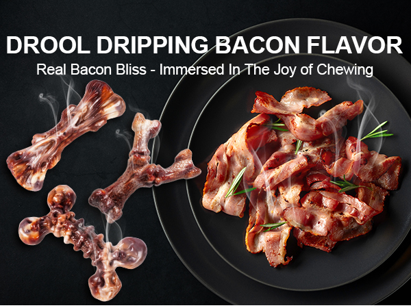 bacon flavored dog toys