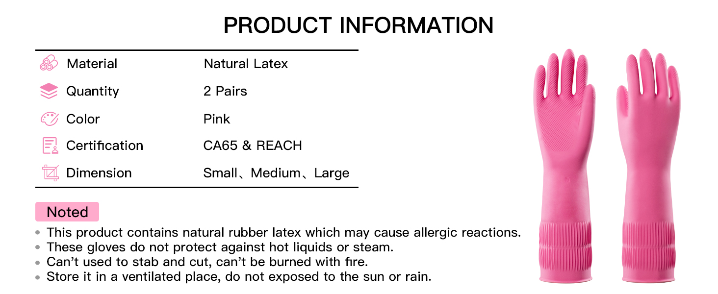 rubber gloves