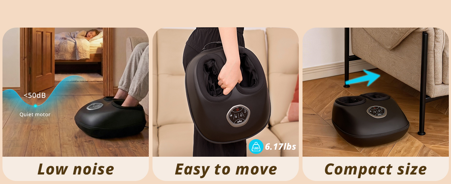 easy to move foot massager