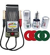 KAIHENG Battery Load Tester, Car Alternator Tester 12V 6V with Voltmeter Alligator Clips, 2PCS Ba...