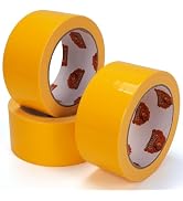 TAPEBEAR Yellow Duct Tape Heavy Duty 1.88" x 60FT, Strong Tough Utility Ducting Tape Waterproof, ...