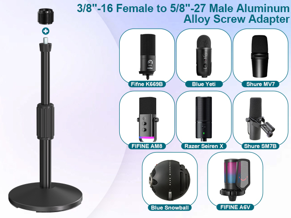 desktop mic stand