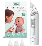 Nasal Aspirator for Baby, Baby Nose Sucker with 3 Suction Level, Tiny Marvels Electric Nose Clean...