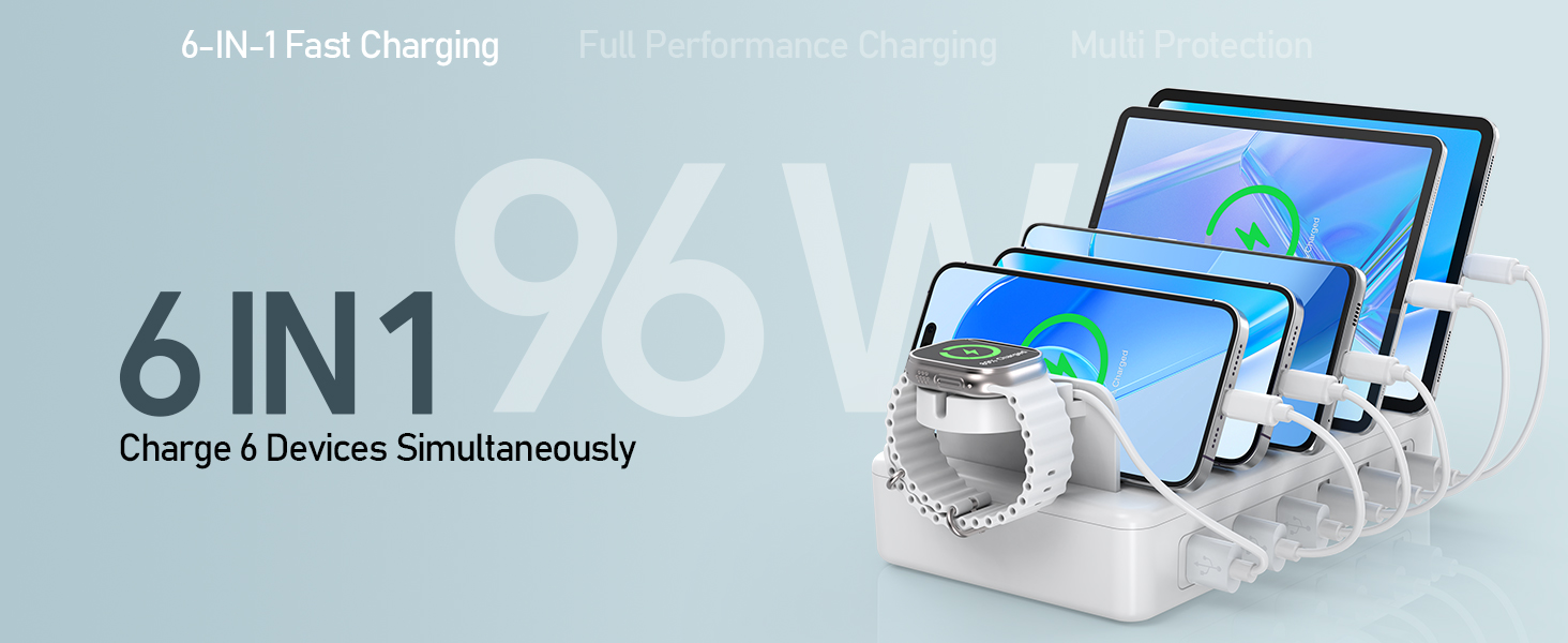 50W Fast Charging Station
