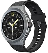 Jundio Military Smart Watch with Heart Rate Monitor/Compass/Flashlight/GPS, 1.43" Smartwatch with...