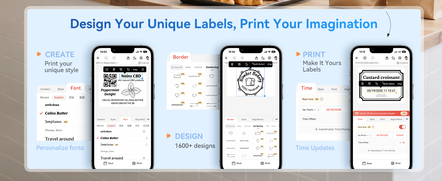 Design Your Unique Labels, Print Your Imagination