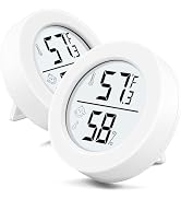 Precision Hygrometer 3Pack - Indoor Humidity Meter and Room Thermometer with Temperature Gauge, D...