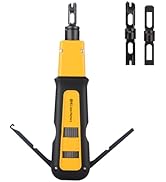 Cable Matters Punch Down Tool with 110 & 66 Blade, RJ45 Ethernet Punch Tool, Keystone Punchdown T...