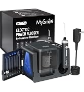 MySmile LP233 Pro UVC Sterilizable Countertop Water flossers for Teeth 800ML Digital Display Elec...