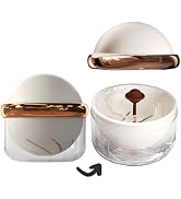 AARAINBOW Retainer Cleaner Case, Clear Denture Case, Large Denture Bath Box with Strainer Basket,...