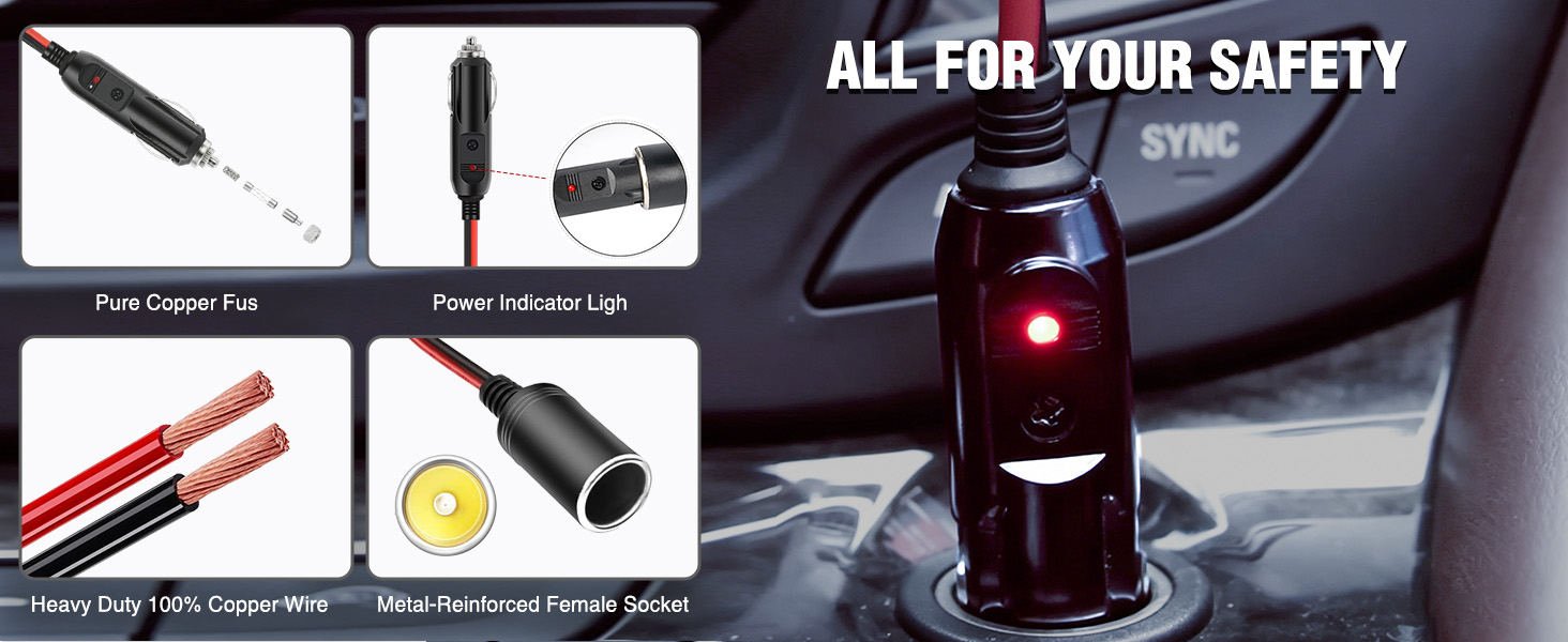 car cigarette lighter splitter