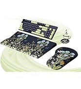 Ospelelf Ergonomic Mouse Pad and Keyboard Stand Wrist Rest Set, Memory Foam Comfort, Pain Relief ...