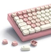 Womier PBT Keycaps - Keycaps 75 Percent, MOA Keycaps Dye-Sublimation, Custom Keyboard Keycaps Set...