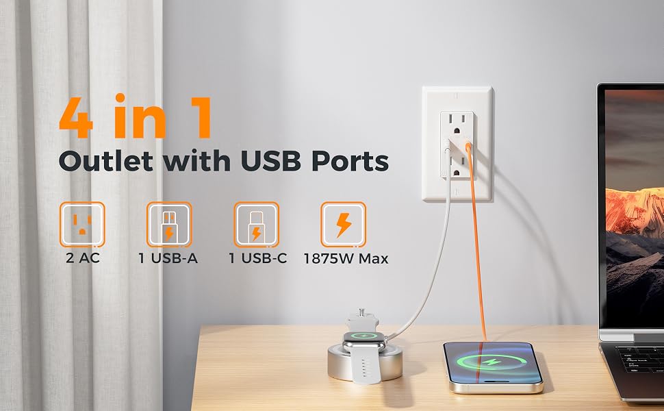 TESSAN USB Outlet