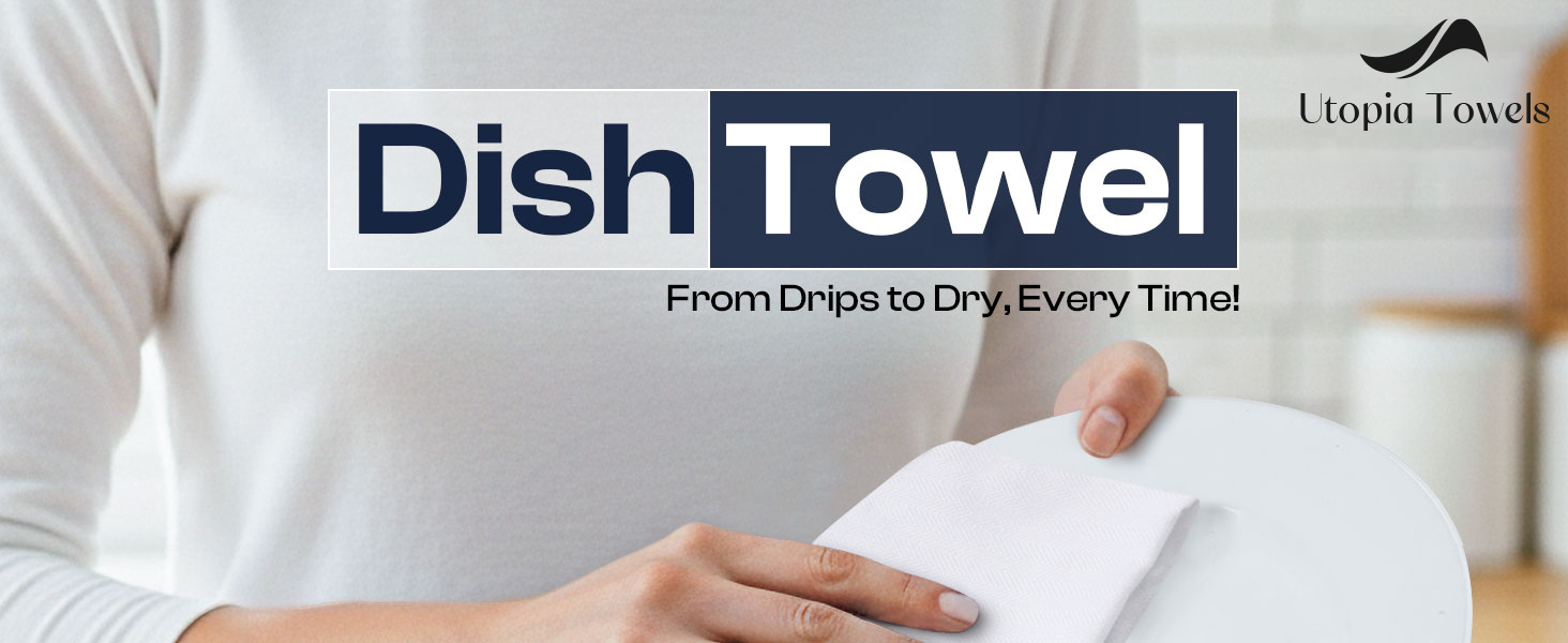 utopia kitchen towels & dish towels for washing dishes and drying