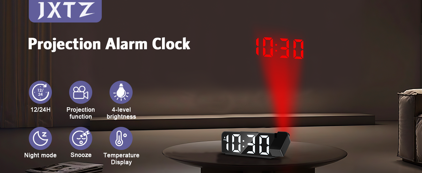 projection alarm clock