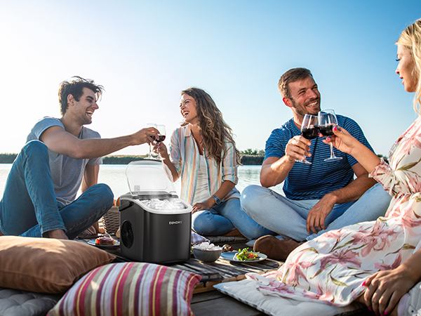 EUHOMY Countertop Ice Maker