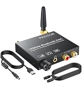 PROZOR 192kHz Digital to Analog Audio Converter with 5.0 Bluetooth Receiver,Optical to RCA Conver...