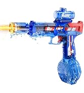 Electric Water Gun for Adults & Kids, Automatic Electric Squirt Gun with Long Range, Powerful LED...
