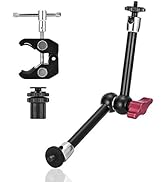 UTEBIT 11 inch Magic Arm, Camera Mount Articulating Friction Arms with Super Crab Clamp for DSLR ...