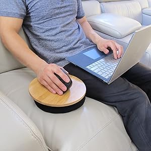 MOJO Beanbag Mousepad, cushioned mousepad, mouse pad with pillow, ergonomic mouse pad