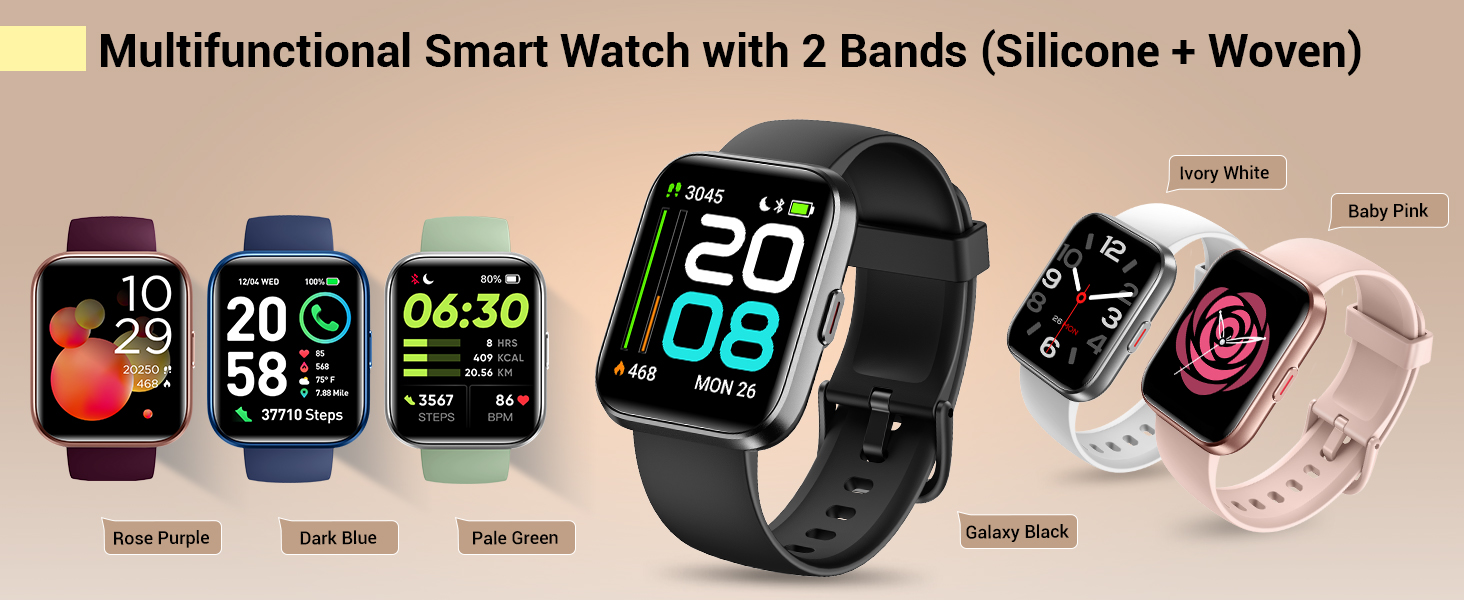 Smart watches for women Android and iPhone compatible smart watches for men