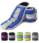 NEALFIT Ankle Weights for Men Women Kids, Leg Arm Wrist Weights with Adjustable Strap for Running...