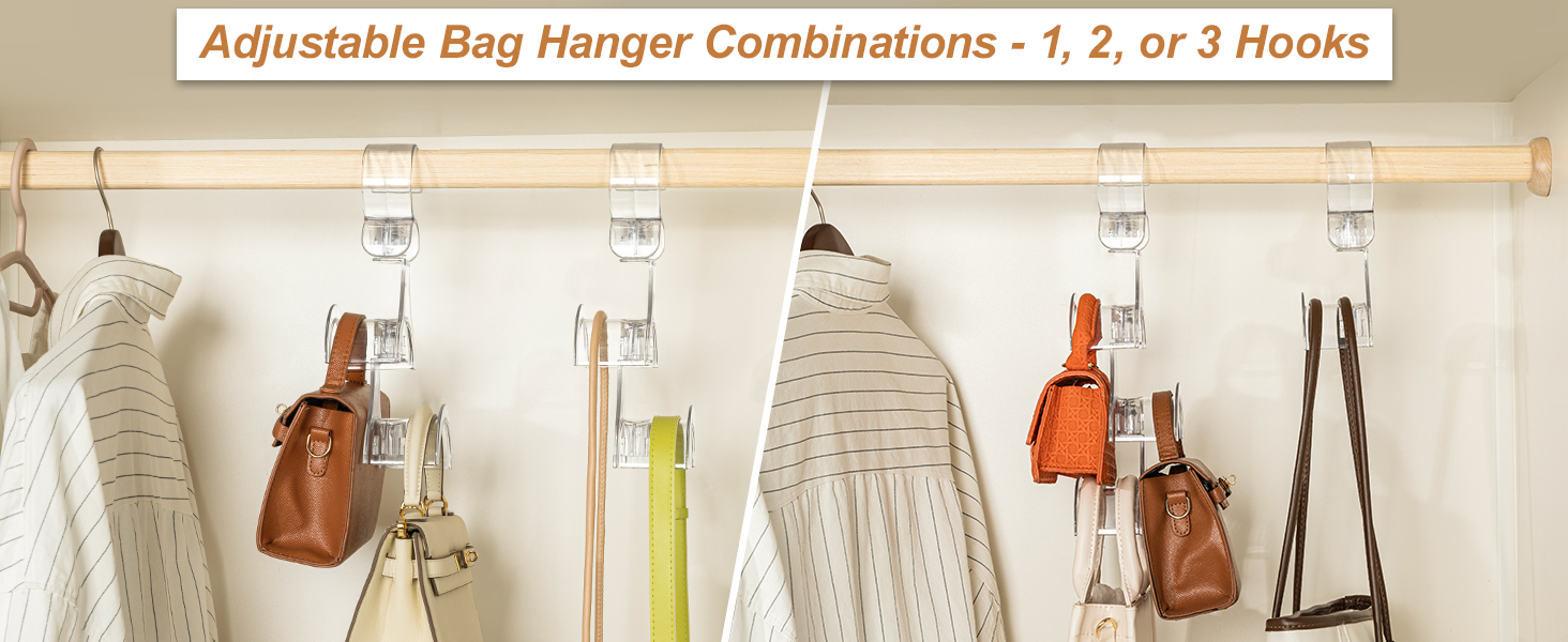 clear purse hanger