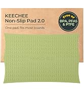 Keechee Silicone Non-Slip Mat for Cutting board, Preventing Cutting Injuries in the Kitchen Chopp...