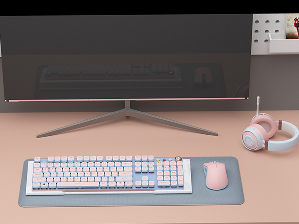 Acrylic Tilted Computer Keyboard Holder