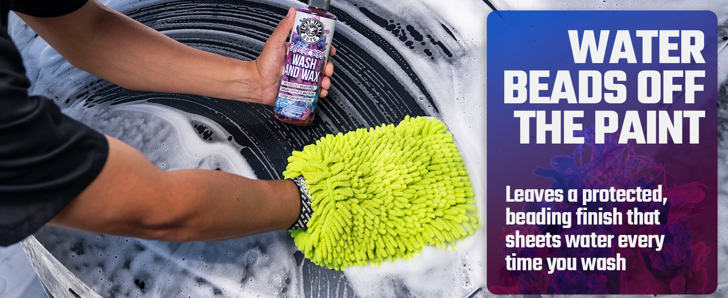 Revives faded and dark paint while lifting road grime, brake dust, and traffic film.