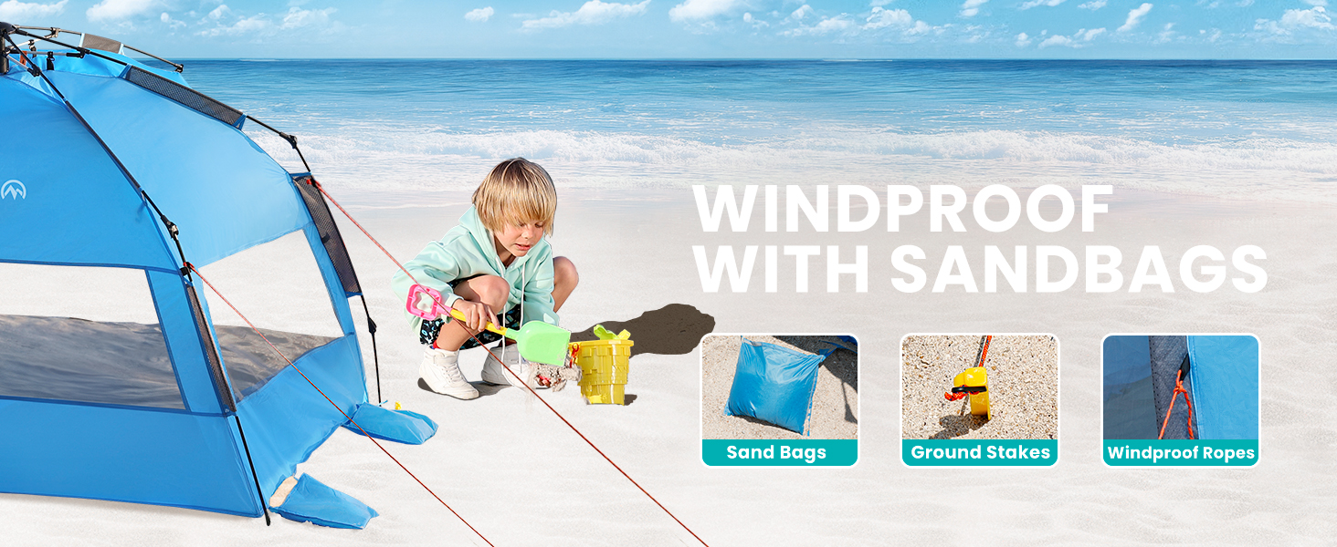 sun tents for beach