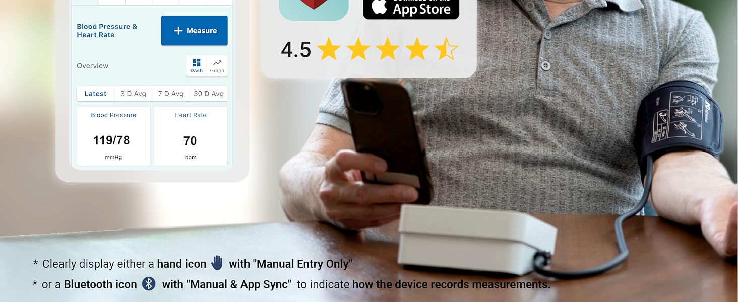 UA-910BLE Heart Track App