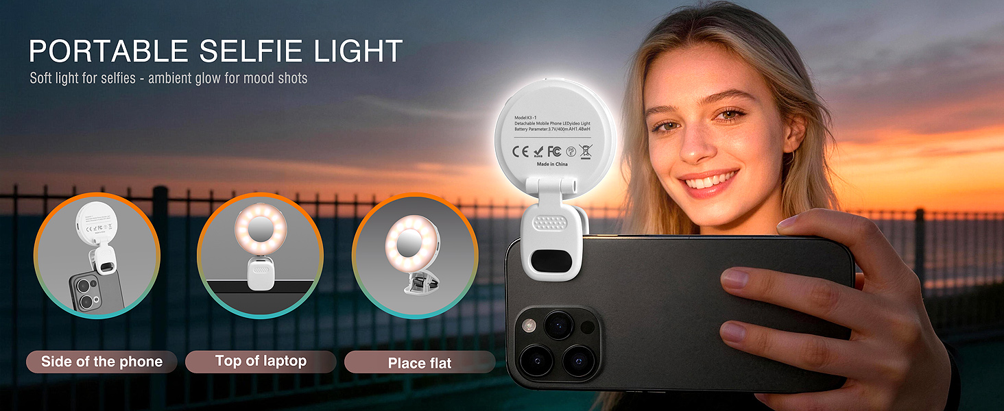GCZGCZ Clip on Ring Light