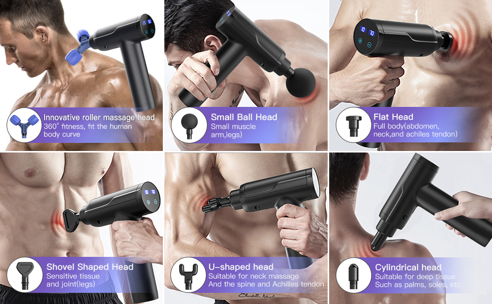 massage heads manual,massage gun