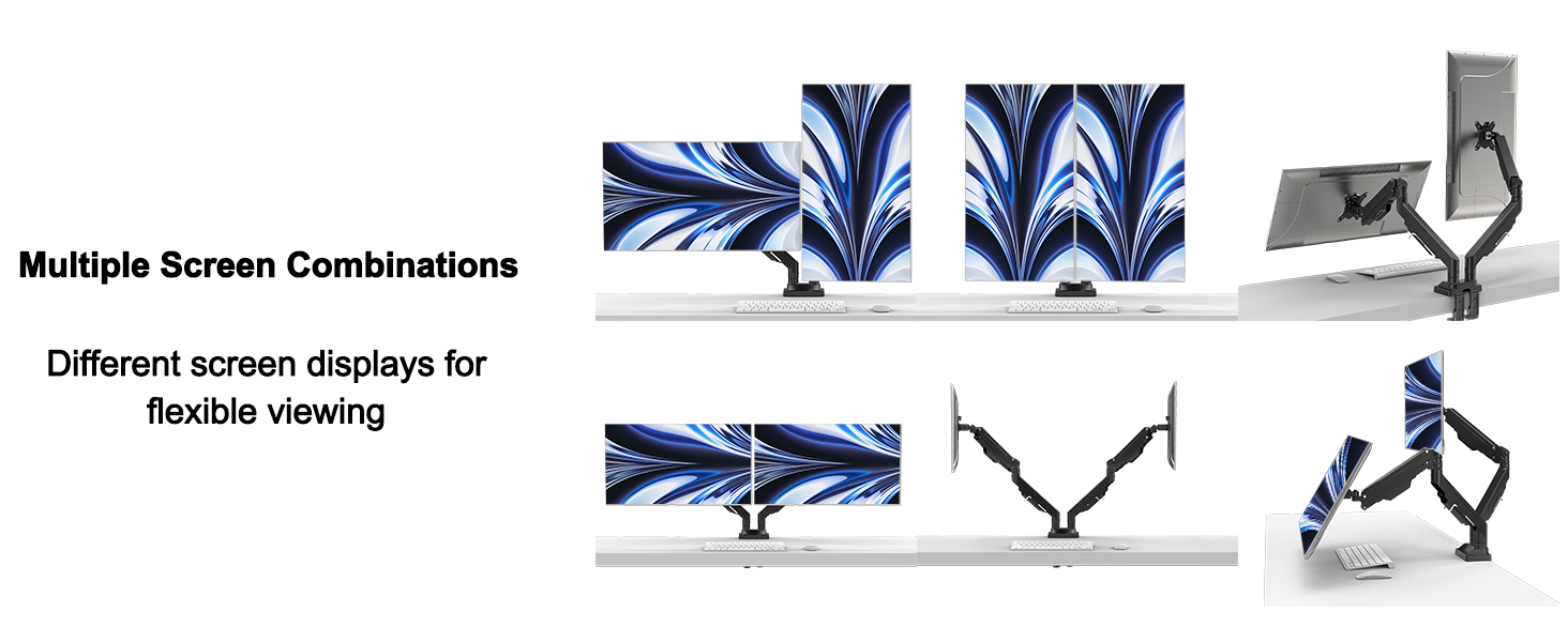 ultrawide dual monitor mount