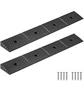 VEVOR Rubber Curb Ramp, 33069 lbs Load Capacity, 2 Inches Rise Height Heavy Duty Rubber Threshold...
