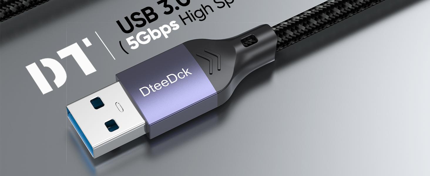 USB A to USB A Cable 10ft