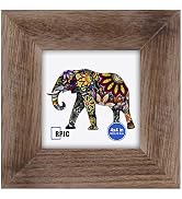 RPJC 4x4 inch Picture Frame Made of Solid Wood High Definition Glass for Wall Mounting Photo Fram...