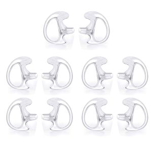 Replacement Earmold Earpiece Earbud Earplug Ear Mold for Walkie Talkie Acoustic Tube Earpiece