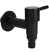 Black Bathroom Fauce,Kitchen Bathroom Sink Faucet,Household Stainless Steel Black Quick Single Co...