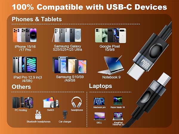 100% Compatible with USB-C Devices