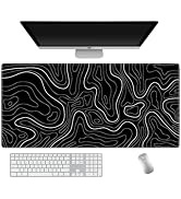 GEKUCAP Large Waterproof Mouse Pad - Extended Contour Mouse Mat for Home and Office, Large Gaming...
