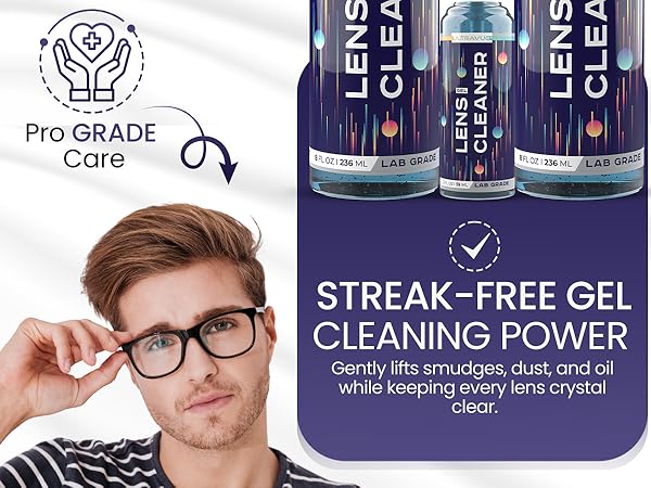 gel lens cleaner gel eyeglass cleaner lens cleaner spray gel lens cleaner for eye glasses