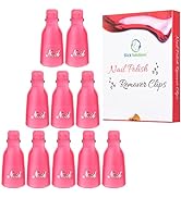 Slick- Nail Polish Remover Clips, 10 pcs, Soak Off Gel Polish Remover Clips, Nail Clips, Nail Rem...