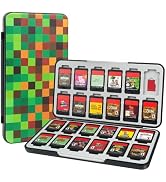 TIKOdirect 24 Game Card Case for Switch, Portable Storage Game Holder Green | Store 24 Game Cards...
