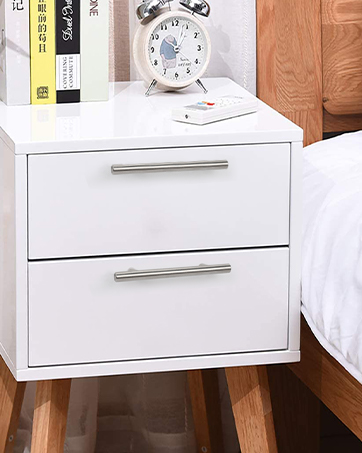 burshed nickel handles